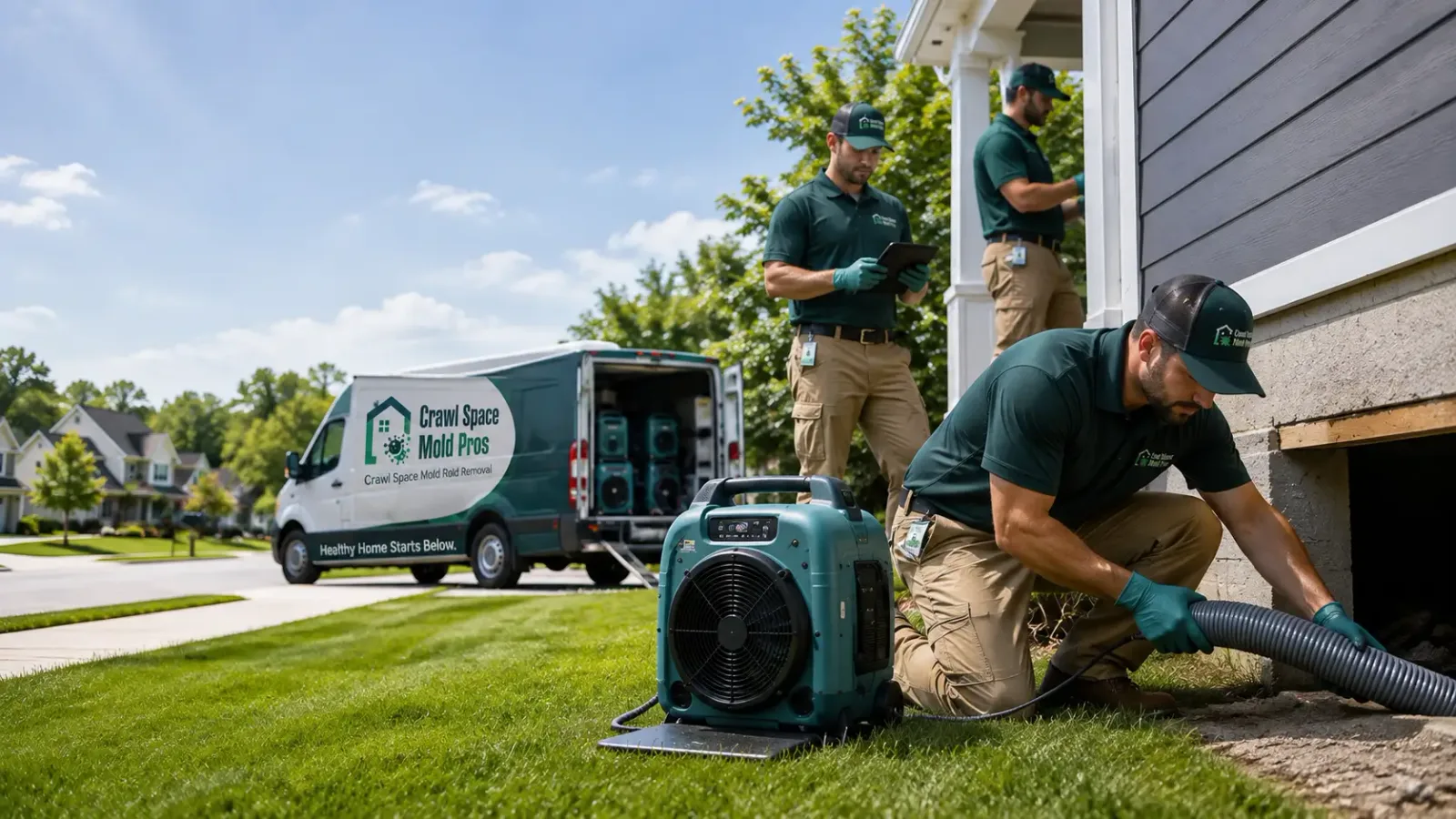 Crawl Space Mold Removal in West Kingston, RI